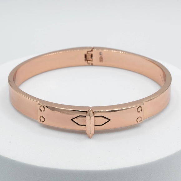 Stella & Dot Small Rose Gold Rebel Magnetic Hinged Bangle - Picture 1 of 4